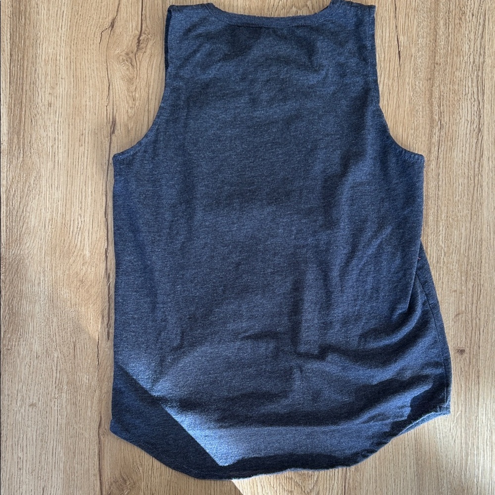 Chaser Kids Tiger Star‎ Studded Muscle Tank Top Charcoal Gray Size 14 CHTW70 - Picture 5 of 7